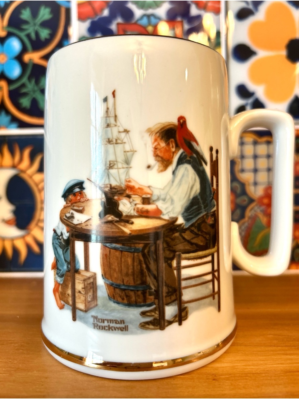 Norman Rockwell “For A Good Boy” Collector Coffee Mug | 1985 Museum Edition - Picture 4 of 4
